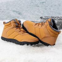 Waterproof Winter Barefoot Shoes - Fleece Lined High-Tops - Non-Slip