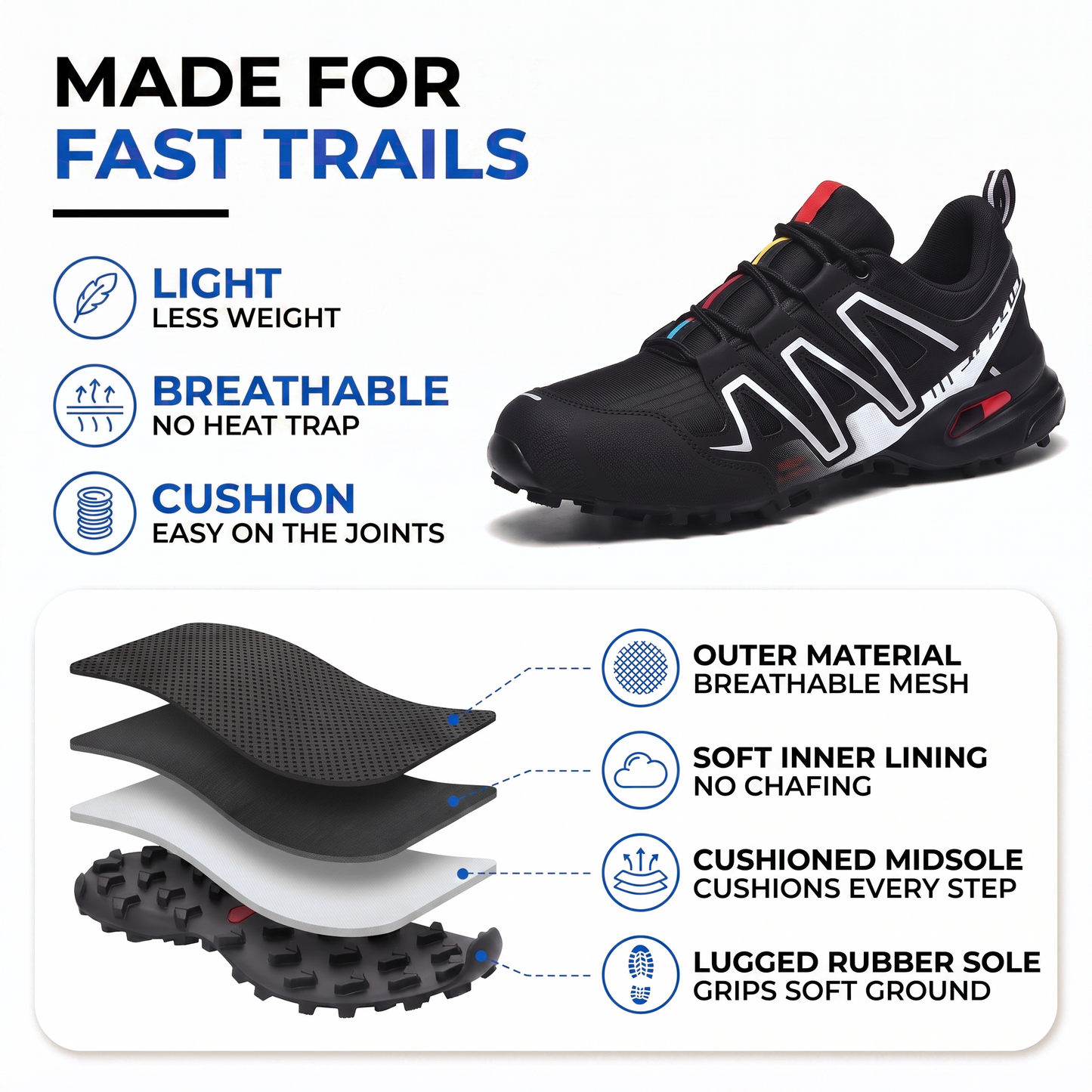 men's lightweight hiking shoes
