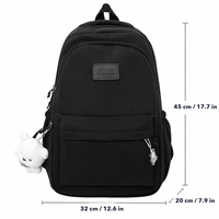 Waterproof School Backpack - Laptop Pocket - Two Main Compartments