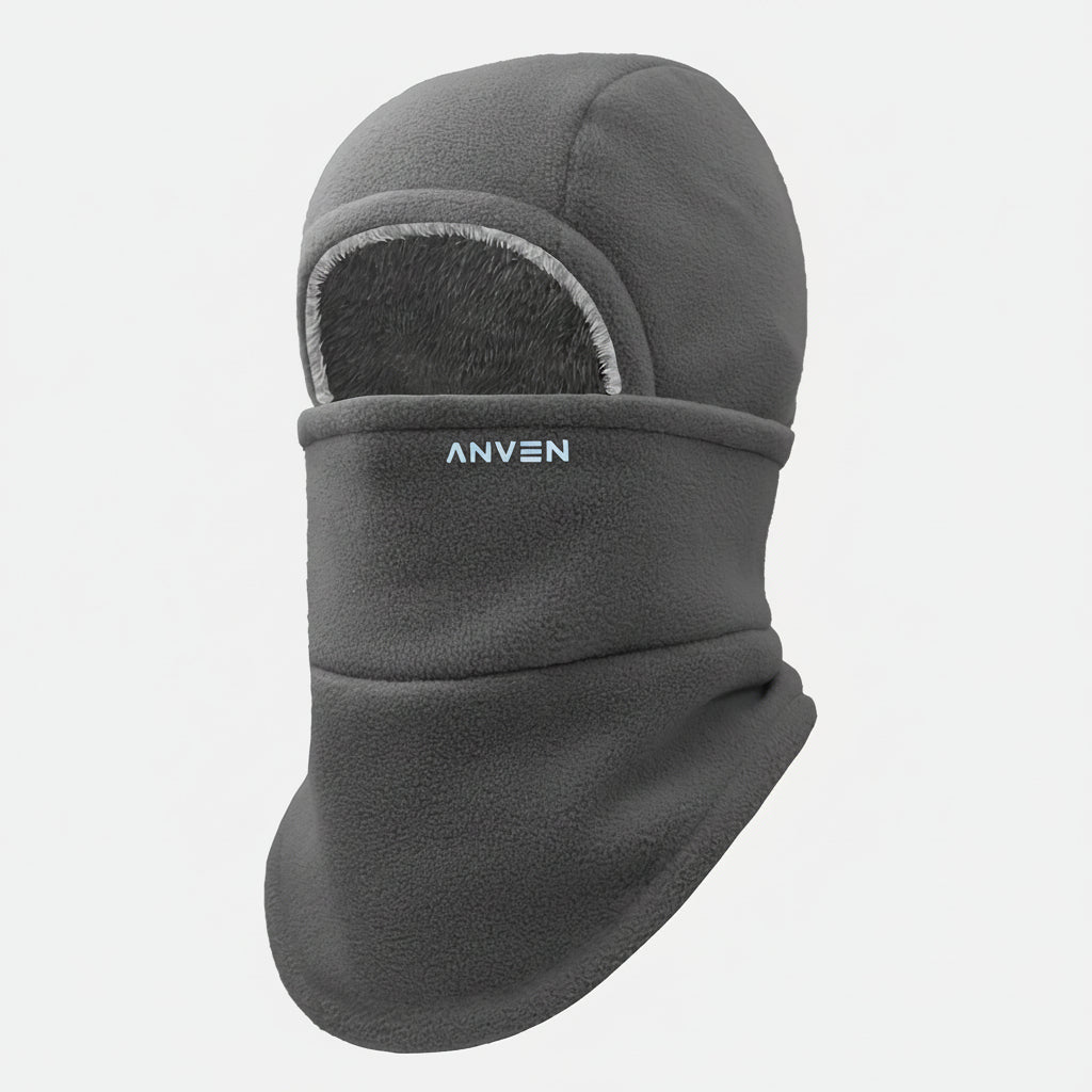 Fleece Balaclava - Thermal Winter Ski Mask - Adjustable Full Face Cover