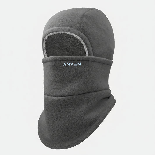 Fleece Balaclava - Thermal Winter Ski Mask - Adjustable Full Face Cover