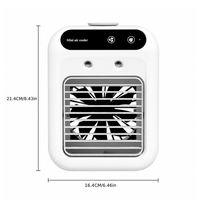 Mini Desk Ice Air Cooler - Hot Summer Days - A/C