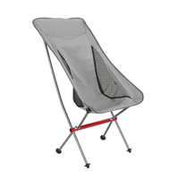 Ultra-Light Foldable Camping Chair - High-Back Portable Outdoor Chair