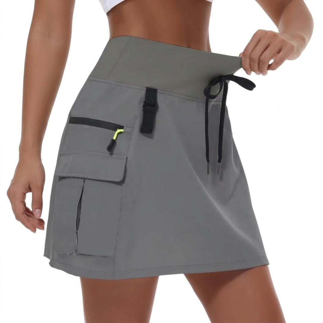 Women's Cargo Skort – Built-in Liner – All Body Types