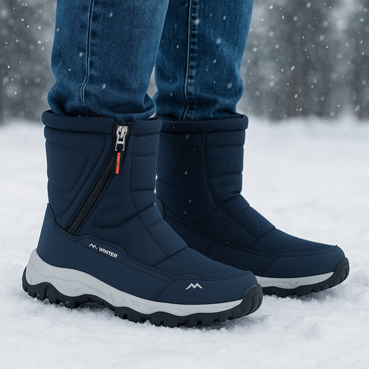 Winterstiefel Damen Wasserdicht & Gefüttert Oxford Gewebe