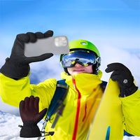 Waterproof Ski Gloves - Touchscreen - Adjustable Wrist Strap
