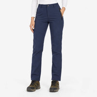 Winter Pants for Women - Water-Repellent Softshell - Fleece Lined