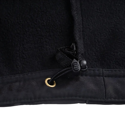 Men's Softshell Jacket - Fleece-Lined & Windproof - Tactical Multi-Pocket Design