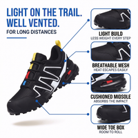 Men's Lightweight Hiking Shoes - Breathable - Deep Tread