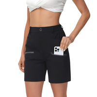 Women’s Hiking Shorts - Stretch Fit - Zipper Pockets