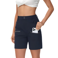 Women’s Hiking Shorts - Stretch Fit - Zipper Pockets