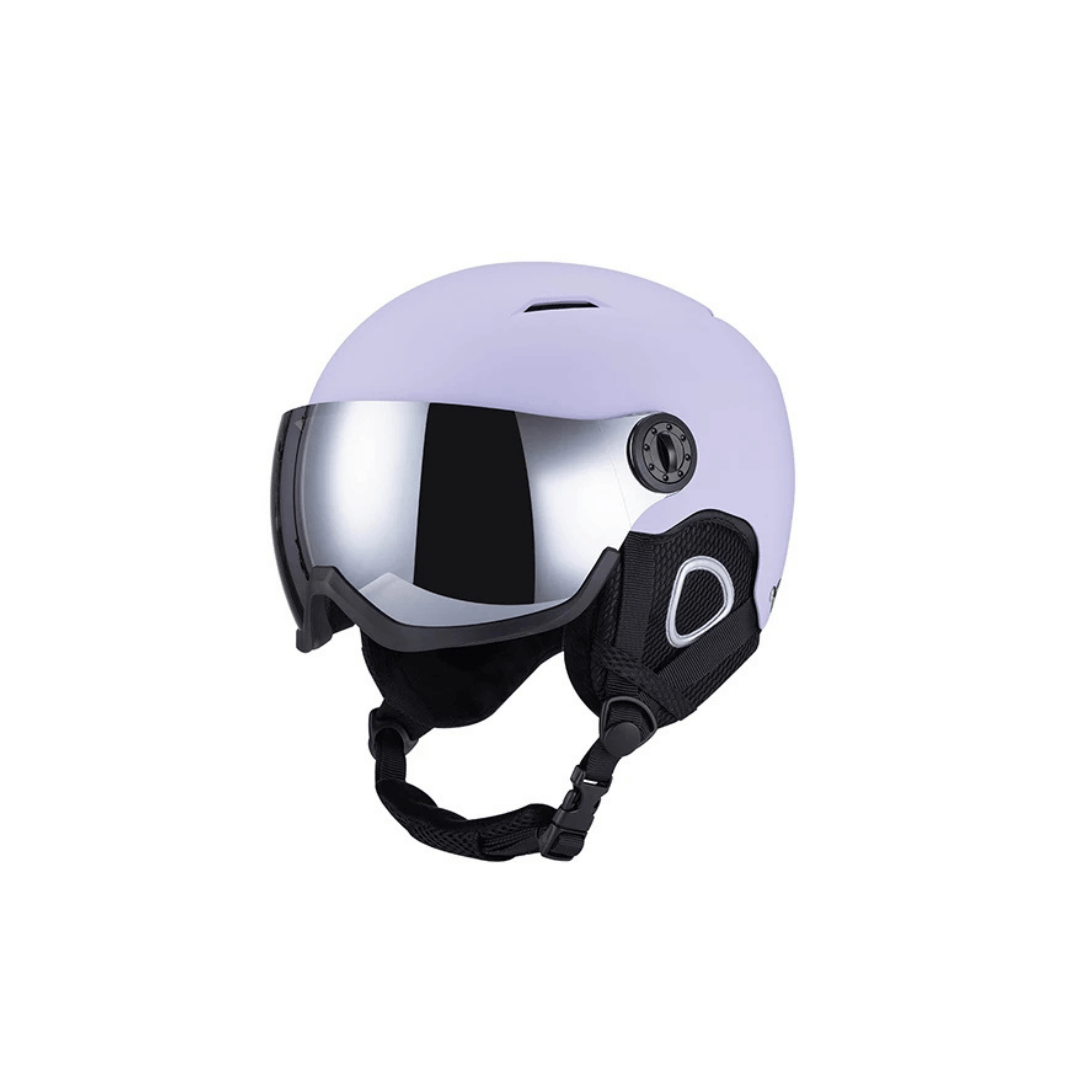 Ski Helmet with Visor - Anti-Fog Shield & ABS Shell - Adjustable Fit