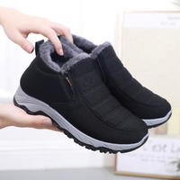 Women's Winter Boots - Waterproof & Slip-On - Warm Fur Lined