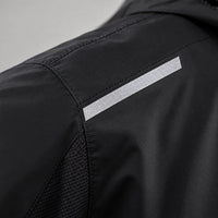 Windbreaker for Men - Reflective Hooded Running Jacket - Water-Repellent