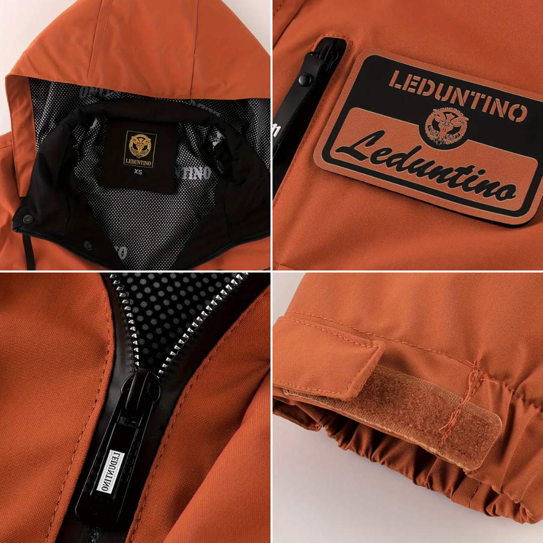 Steppjacke Herren mit Kapuze - Abnehmbar - Gefüttert