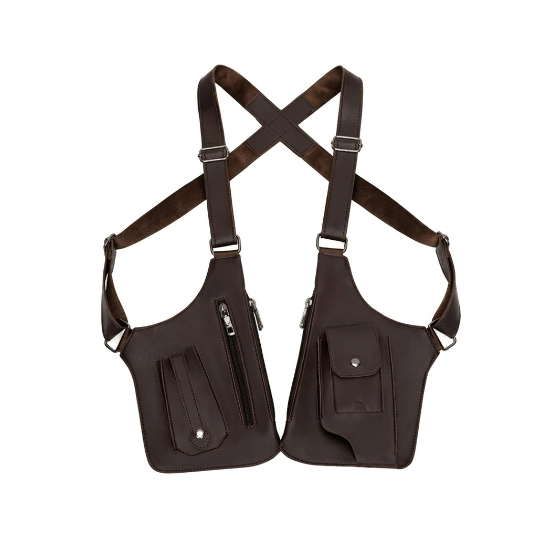 Shoulder Holster Bag Men - Anti-Theft Underarm - Hidden Pockets