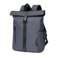 Waterproof School Backpack - Roll-Top Closure - 20-26 L