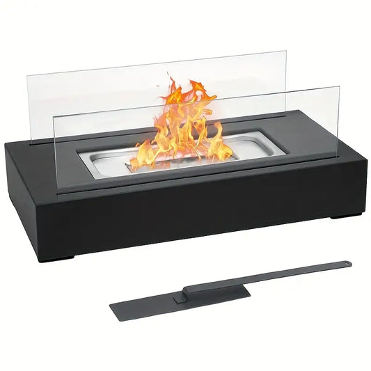 Table Top Fire Pit - Bio Ethanol Tabletop Fireplace - Indoor & Outdoor