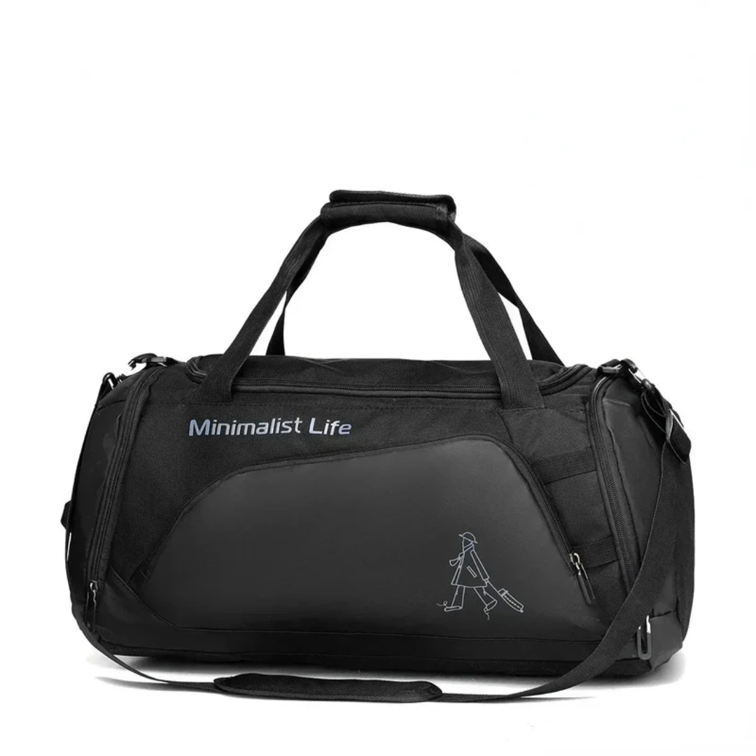 Water-Resistant Sports Duffel Bag – Multiple Compartments – Shoe Compartment