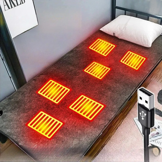 Heated Blanket - 6 Heat Zones & 3 Heat Settings - USB-C Powered