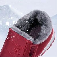 Women's Winter Boots - Waterproof & Slip-On - Warm Fur Lined