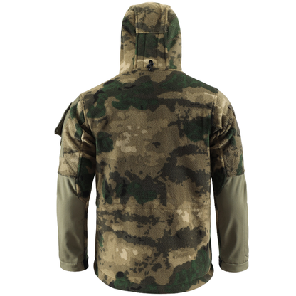 Men's Fleece Jacket - Hooded Tactical Softshell - Camo & Solid Colors