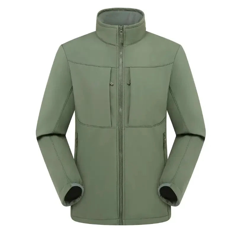 Softshelljacke Herren mit Fleecefutter wasserabweisend