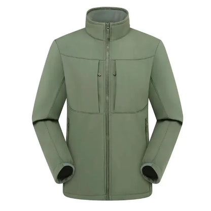 Softshelljacke Herren mit Fleecefutter wasserabweisend
