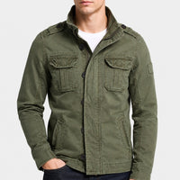 Field Jacket for Men - Military Style Utility Jacket - 6 Pockets