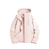 Rain Jacket - Women's 3-in-1 - Removable Fleece Liner