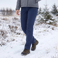 Winter Pants for Women - Water-Repellent Softshell - Fleece Lined