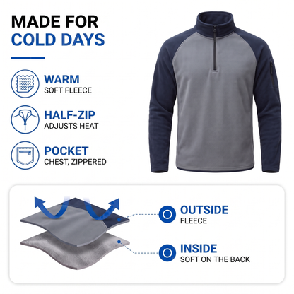 fleece pullover