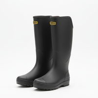 Women's Rain Boots - Knee-High & Waterproof - Non-Slip Sole