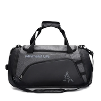 Water-Resistant Sports Duffel Bag – Multiple Compartments – Shoe Compartment