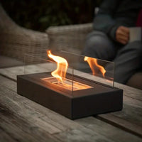 Table Top Fire Pit - Bio Ethanol Tabletop Fireplace - Indoor & Outdoor
