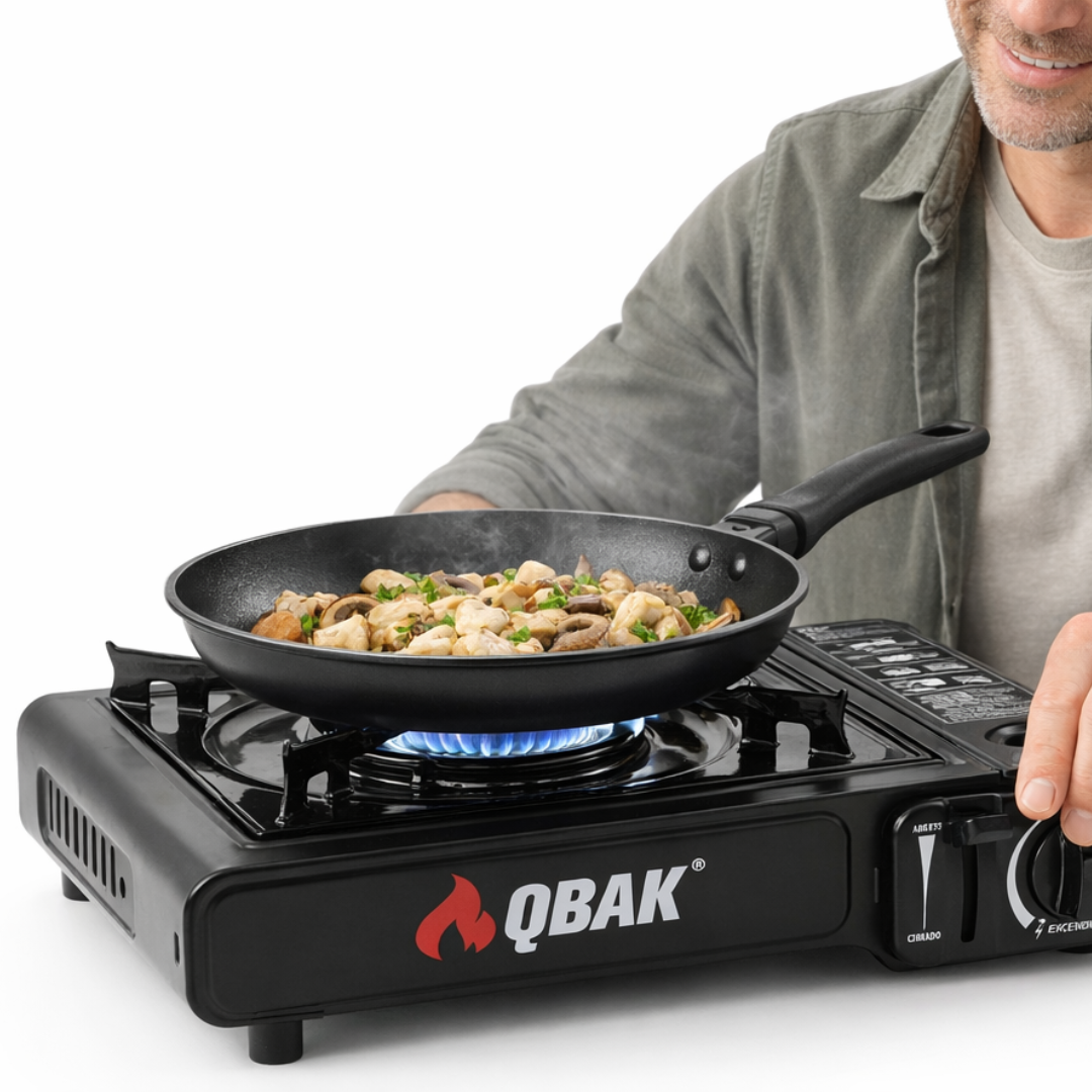Portable Camping Stove – Automatic Ignition – Precision Heat Control