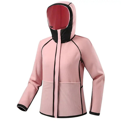 Women's Softshell Jacket - Water-Resistant & Hooded - Fleece Lined