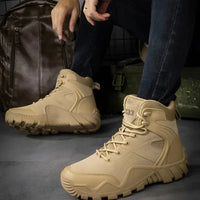 Men's Tactical Boots - Lightweight & Breathable - Ankle Support