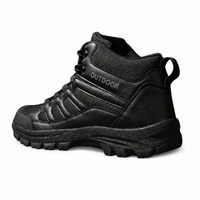 Men's Hiking Boots - Black - Ankle Support