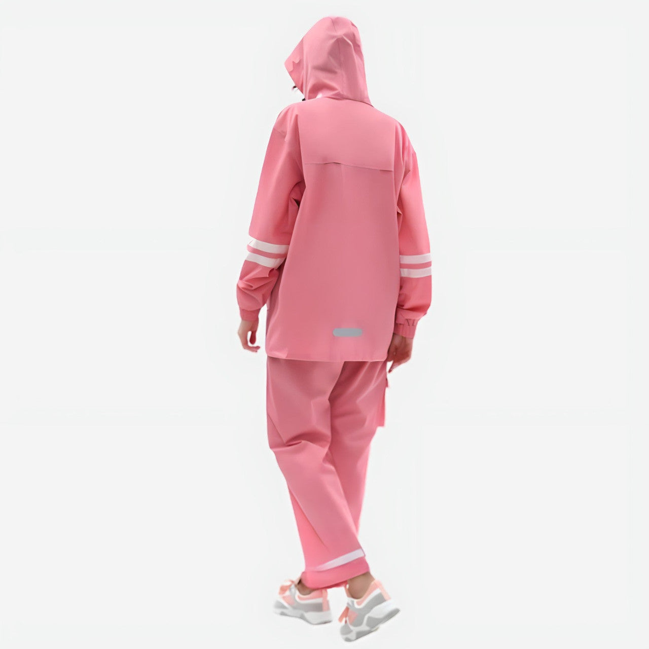 Women's Rain Suit - Waterproof 2-Piece Set - Reflective Trim