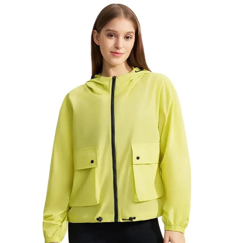 Women's UV Protection Jacket - Ultra-Lightweight & Packable - Water-Resistant
