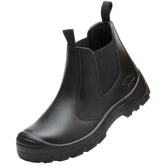 Men's Work Boots - Safety Toe & Puncture-Proof Sole - Easy Slip-On