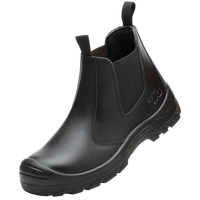 Men's Work Boots - Safety Toe & Puncture-Proof Sole - Easy Slip-On
