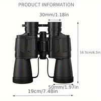 Hunting Binoculars 10x50 - Phone Adapter & Carry Case - Center Focus