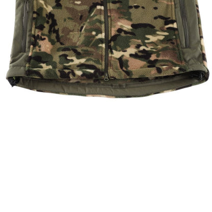 Men's Fleece Jacket - Hooded Tactical Softshell - Camo & Solid Colors
