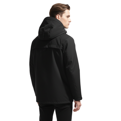 Waterproof Rain Jacket - Unisex Windbreaker with Hood