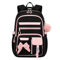 Girls Backpack - Bow Detail - Fits a 15.6" Laptop