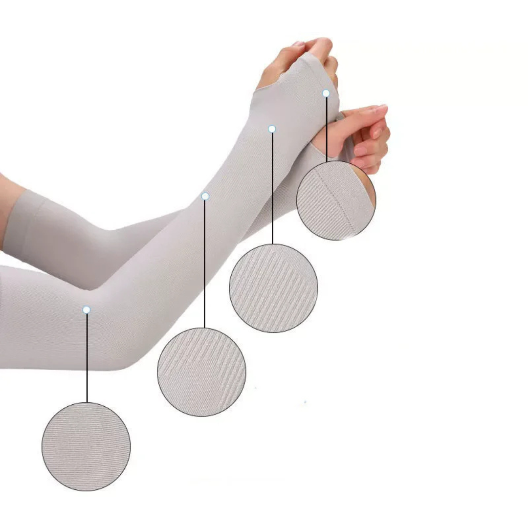 UV Arm Sleeves Set - Cooling Sun Protection Sleeves - UPF 50+