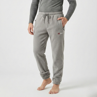 Fleece Lined Pants - Plush Sherpa-Lined Winter Joggers - Zip Pockets