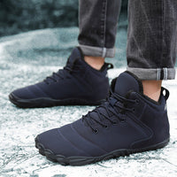 Waterproof Winter Barefoot Shoes - Warm Fleece Lining - Wide Toe Box